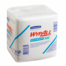 Протирочный материал в пачках WypAll X60 белый (12 пачек по 76 листов), арт. 6034