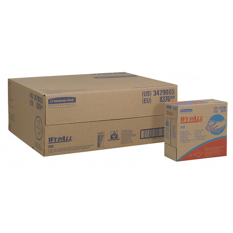 Протирочный материал в коробке WypAll® X60, белый, (10 кор х 126 л), арт. 8266, Kimberly-Clark