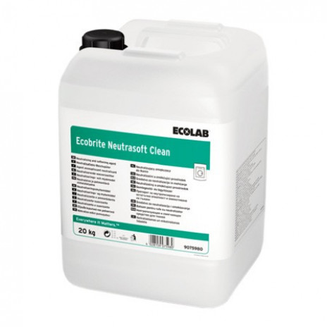 Смягчающее средство для полоскания ECOBRITE NEUTRASOFT CLEAN, 19,7 L  / 20 KG, 20 кг, арт. 9075980, Ecolab