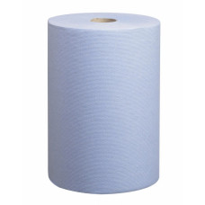 Бумажные полотенца в рулонах Scott Slimroll голубые однослойные (6 рулонов по 190 метров), арт. 6698