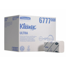 Полотенца для рук в пачках Kleenex Ultra Airflex®, 124 листа, 22 х 32 см, 2 слоя (V / ZZ-сложение) (30 шт/упак), арт. 6777