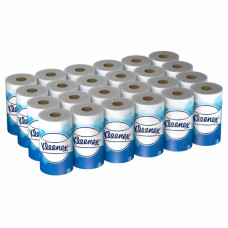 Туалетная бумага Kleenex Extra Comfort Quilted в стандартных рулонах, 200 листов, 12.4 × 10.4 см, 2 слоя, арт. 8478