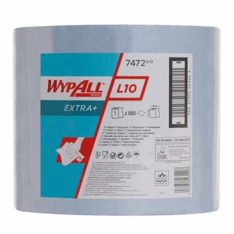 Салфетки в рулоне Wypall L20, 1000 листов 38 х 23,5 см, 1 слой, арт. 7472, Kimberly-Clark
