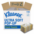 Полотенца для рук в коробочке Kleenex Ultra Soft Pop-Up, 70 листов 26 х 22,5 см, 1 слой (V / ZZ-сложение), арт. 1126, Kimberly-Clark