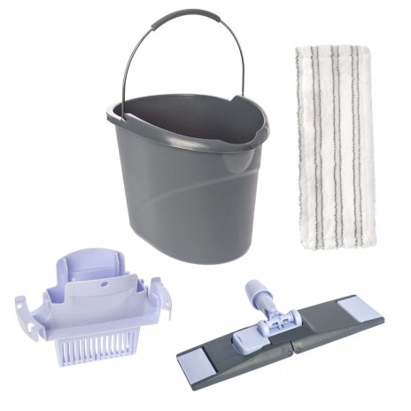 Набор для уборки пола Про-Клин Мини, ведро 10 л с отжимом, держатель, моп HQ Profiline, арт. 77573
