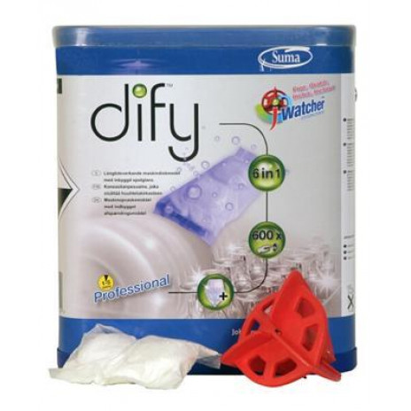 Suma Dify Порошковое средство c ополаскивателем для мойки посуды, арт. 100871117, Diversey