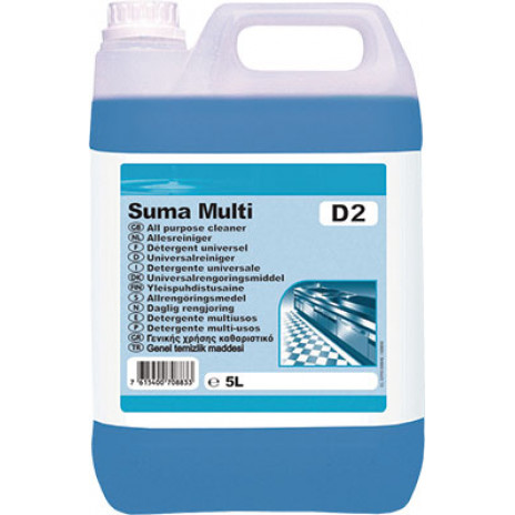 Suma Multi D2 Универсальное моющее средство, 5 л, арт. 7508233, Diversey