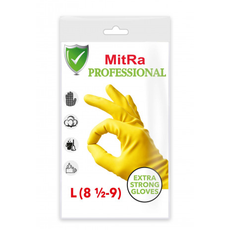 Перчатки из латекса Mitra Professional, размер S, арт. 4506, Mitra