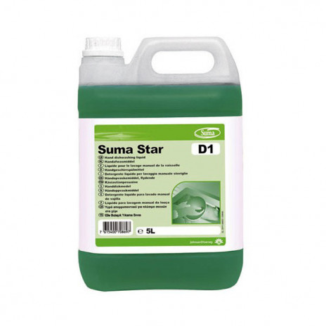 Suma Star D1 Средство для замачивания и ручного мытья посуды, 5 л, арт. 7508226, Diversey