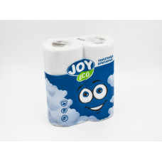 Полотенце бумажное JOY eco, 2 слоя, 2 рулона, белый, (12шт./уп.), арт. ПМ7-Дэ2Б2-100