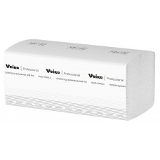 Полотенца для рук в листах Veiro Professional Comfort  V-сложение, 3 слоя, 180 листов, 21 x 21,6 см (V-сложение) (20 шт/упак), арт. KV211    