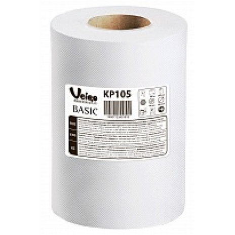Полотенца бумажные с центральной вытяжкой Veiro Professional Basic, 1 слой, (6шт./уп.), арт.КР105, РосГигиена