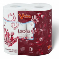 Туалетная бумага «Linia Veiro Luxoria» 4, 3сл., белая (10 шт/упак), арт. 913