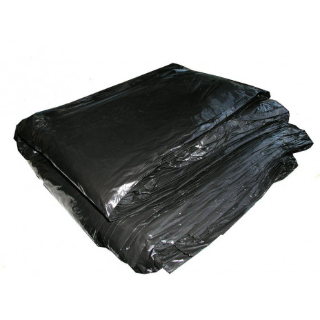 Пакет для мусора, 100 * 80 см, 100 мкм, черный (100 шт/упак),
