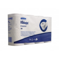 Туалетная бумага Kleenex Perfomance в стандартных рулонах, 350 листов 9,5 х 12 см, 2 слоя (8 шт/упак), арт. 8442