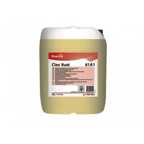 Clax Rust 61A1/Кислотное ср-во для удаления остаточного железа и марганца с тканей 20 л, арт. 7522442, Diversey