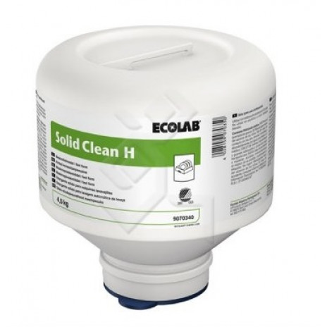 SOLID CLEAN H твердое моющее средство для посудомоечных машин для жесткой воды, 4,5кг, арт. 9070360, Ecolab