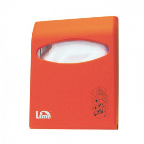 Диспенсер для покрытий на унитаз LIME Color mini, оранжевый, арт. A66210ARS, Lime