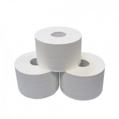 Туалетная бумага в рулонах с центральной вытяжкой, 2 слоя, 230 м, белый (6 шт/упак), арт. 472230, Lime