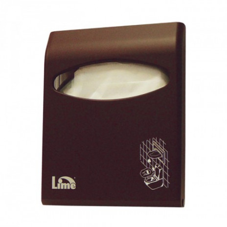 Диспенсер для покрытий на унитаз LIME Color mini, коричневый, арт. A66210MAS, Lime