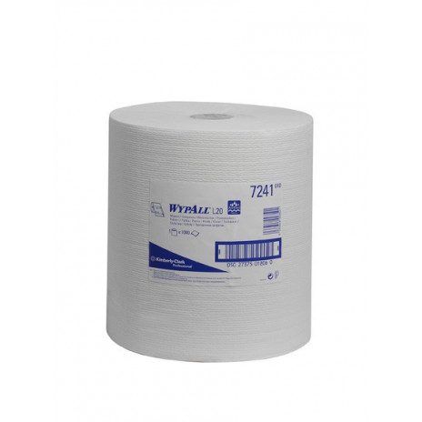 WYPALL* L20 Протирочные салфетки - Большой рулон, 1000 листов, арт. 7241, Kimberly-Clark