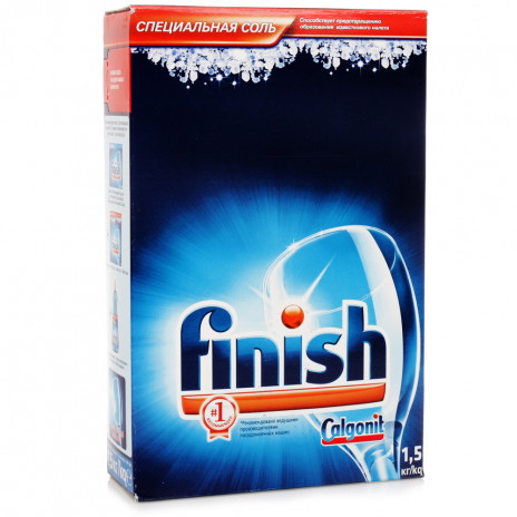 Finish чистящее средство для посудомоечных машин соль для защиты 1,5КГ, арт. 3010125, Reckitt-Benckiser