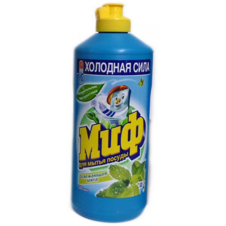 Миф чистящее средство для мытья посуды освежающая мята 500МЛ (2 шт/упак), арт. 3009850, P&G