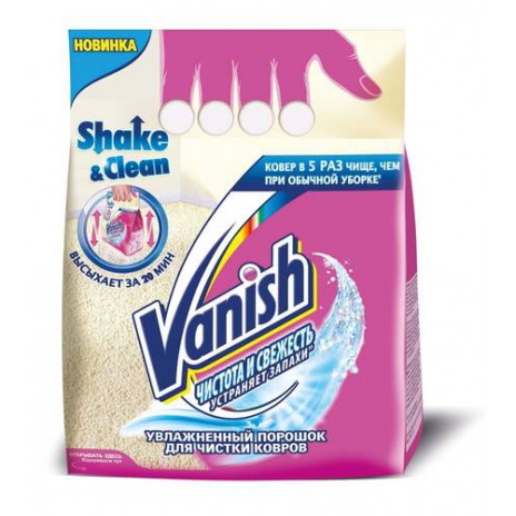 Vanish Oxy чистящее средство для обивки мебели и ковров Увлажняющий порошок чистота и Свежесть 650Г, арт. 3054403, Reckitt-Benckiser