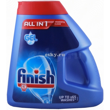 Finish чистящее средство для посудомоечных машин все в одном гель 1,3Л, арт. 3045302, Reckitt-Benckiser