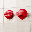 Крючок для ванной пластиковый "Mustache&Lips", 2шт, арт.70476, Fresh Code