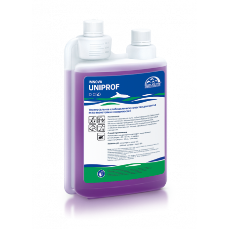 Средство Imnova для мойки поверхностей на кухне UniProf 1 литр  + дозатор , арт. D050-1д, DOLPHIN