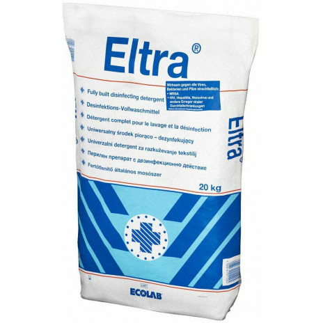 Моющее средство для стирки с дезинфицирующим эффектом ELTRA, 20 KG, 20 кг, арт. 13546, Ecolab