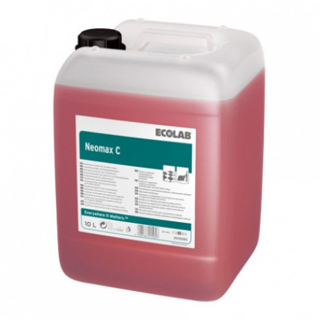 NEOMAX C слабощелочное низкопенное моющее средство с полимерами, 10л, арт. 3015050, Ecolab