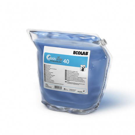 OASIS PRO 40 PREMIUM моющее средство для всех водоустойчивых поверхностей, 2л, арт. 9053590, Ecolab