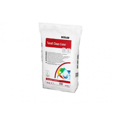 TAXAT CLEAN COLOR Стиральный порошок для цветного белья, низкотемпературный, 15кг, арт. 1014930, Ecolab