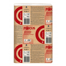 Полотенца бумажные Focus Premium Z-слож., 2сл., 215х240 мм 200л., арт. 5069955/5048672