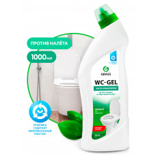 Чистящее средство WC- Gel 1л для сантехники для ванной кухни унитаза от ржавчины, 1 л, арт. 125437