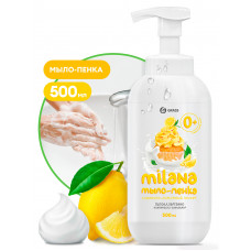 Жидкое мыло Milana мыло-пенка "Сливочно-лимонный десерт", 500 мл, арт. 125332