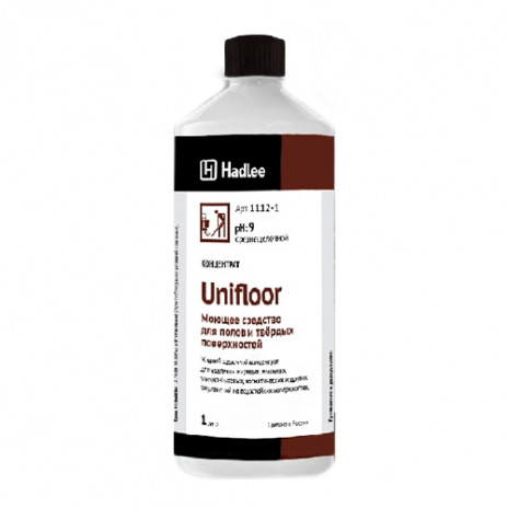Моющее средство HADLEE Unifloor для полов и твердых поверхностей, 1 л. арт. 1112-1