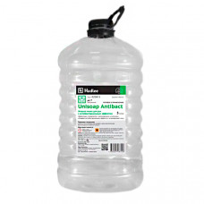 Мыло жидкое для рук HADLEE Unisoap Antibact 5 л., с антибакт эффектом, белое арт. 4204-5