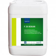 F 26 BOXAN (Ф 26 БОКСАН) — Сильнощелочное дезинфицирующее средство для мойки транспортировочной тары pH 12,0, 10 л, арт. 205092