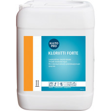 KIILTO KLORIITTI FORTE (КИИЛТО КЛОРИИТТИ ФОРТЕ) — Дезинфицирующее средство на основе гипохлорита натрия (активный хлор) pH 10,5, 20 л, арт. 205213