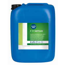 F 11 SOFTSAN (Ф 11 СОФТСАН) — Щелочное дезинфицирующее пенное средство для поверхностей из цветных металлов pH 10,0, 20 л, арт. 60047