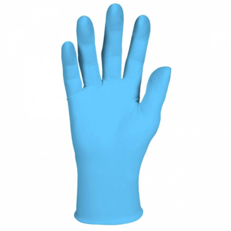 Одноразовые нитриловые перчатки KleenGuard® G10 FleX,24см, единый дизайн для обеих рук, синий, XL, 100 шт/уп, арт. 54335, Kimberly-Clark