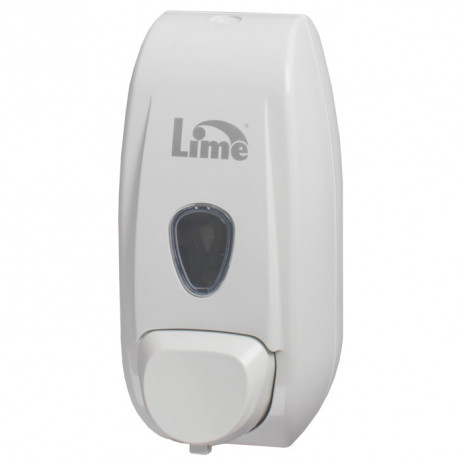 Диспенсер для мыла-пены Lime объем 0,5 л, белый (покрытие Soft touch), арт. A71601BIS, Lime