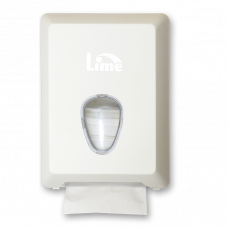 Диспенсер для туалетной бумаги листовой V-укладки, белый (покрытие Soft touch), арт. A62201BIS