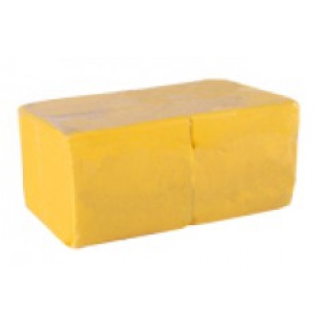 Салфетки сервировочные бумажные Lime 2 слоя 24*24 см 250 шт., желтый, арт. 510800, Lime