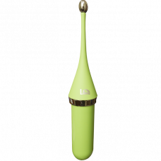 Ёрш настенный для туалета с подставкой, зеленый (покрытие Soft touch), арт. A65801VES