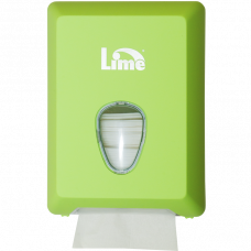 Диспенсер для туалетной бумаги листовой V-укладки, зеленый (покрытие Soft touch), арт. A62201VES