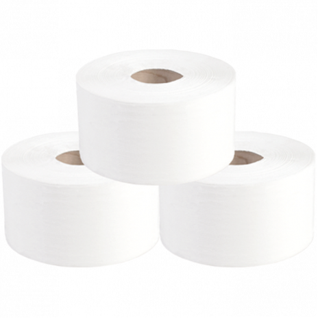 Туалетная бумага в рулонах, диаметр втулки 6 см, 1 слой, 200 м, первый сорт, серый (12 шт/упак), арт. 10.200 1СОРТ, Lime